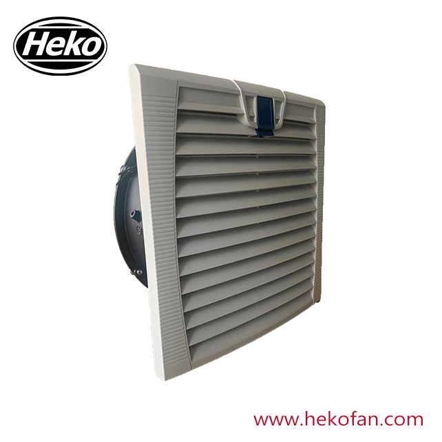 필터 메쉬가 있는 HEKO 200mm AC 축 팬
