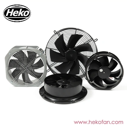 필터 메쉬가 있는 HEKO 200mm AC 축 팬