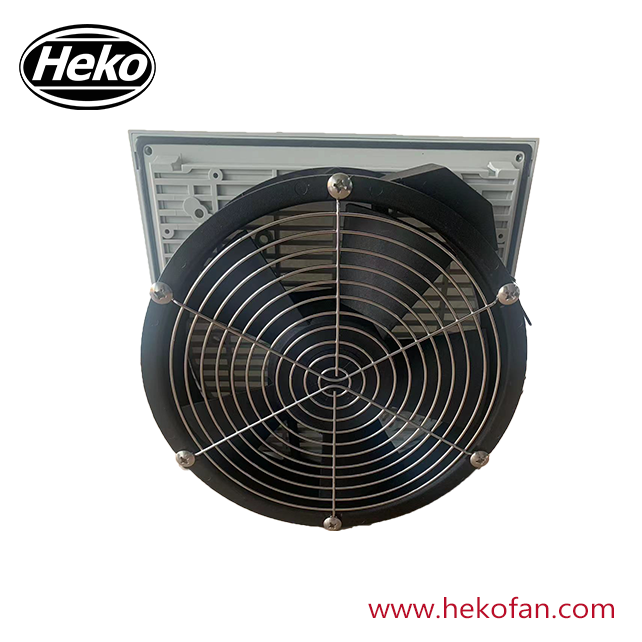 필터 메쉬가 있는 HEKO 200mm AC 축 팬