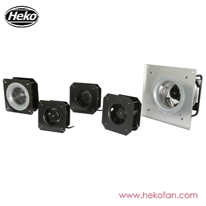 HEKO EC133mm 230VAC 백워드 곡선형 원심 송풍기 팬(브래킷 포함)