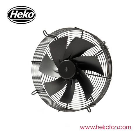 검은색 산업용 축류 팬으로 코팅된 HEKO EC300mm 강철