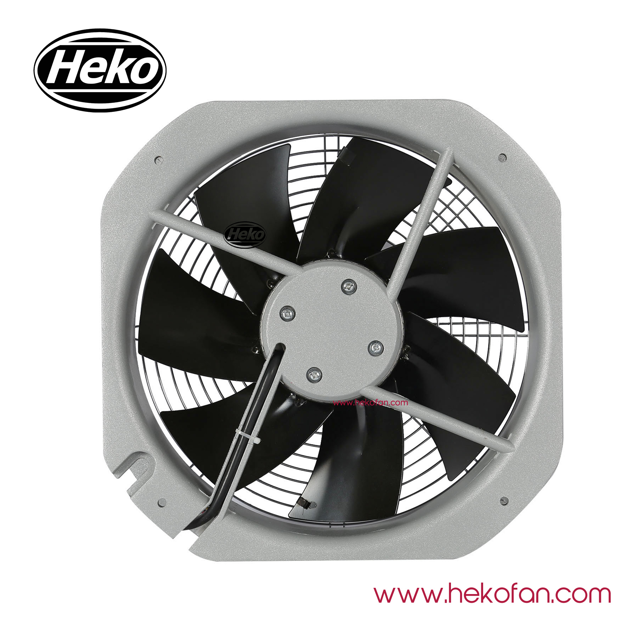 HEKO DC250mm 24V 48V 에어컨 HVAC 축 방향 모터 팬