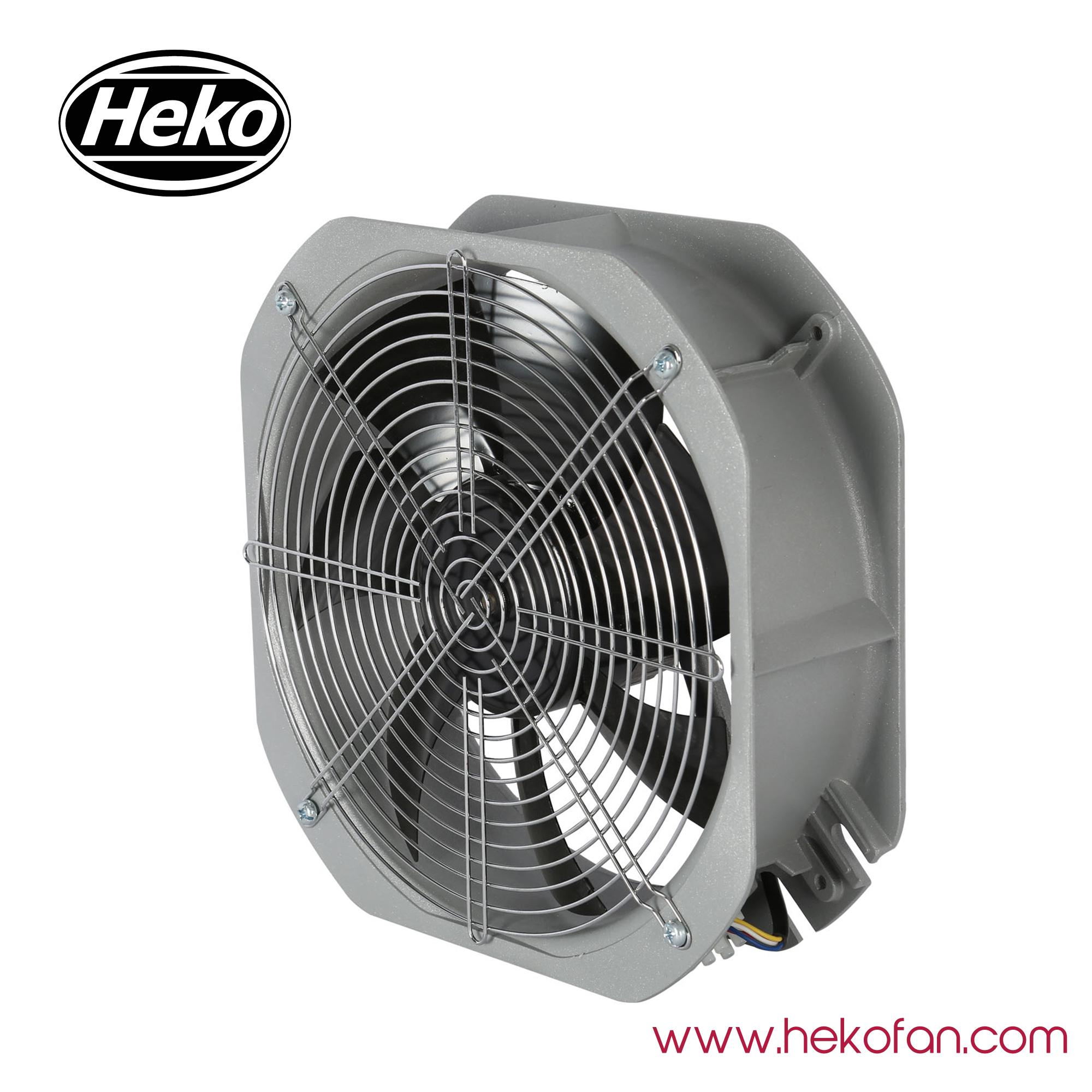 HEKO DC250mm 24V 48V 에어컨 HVAC 축 모터 팬