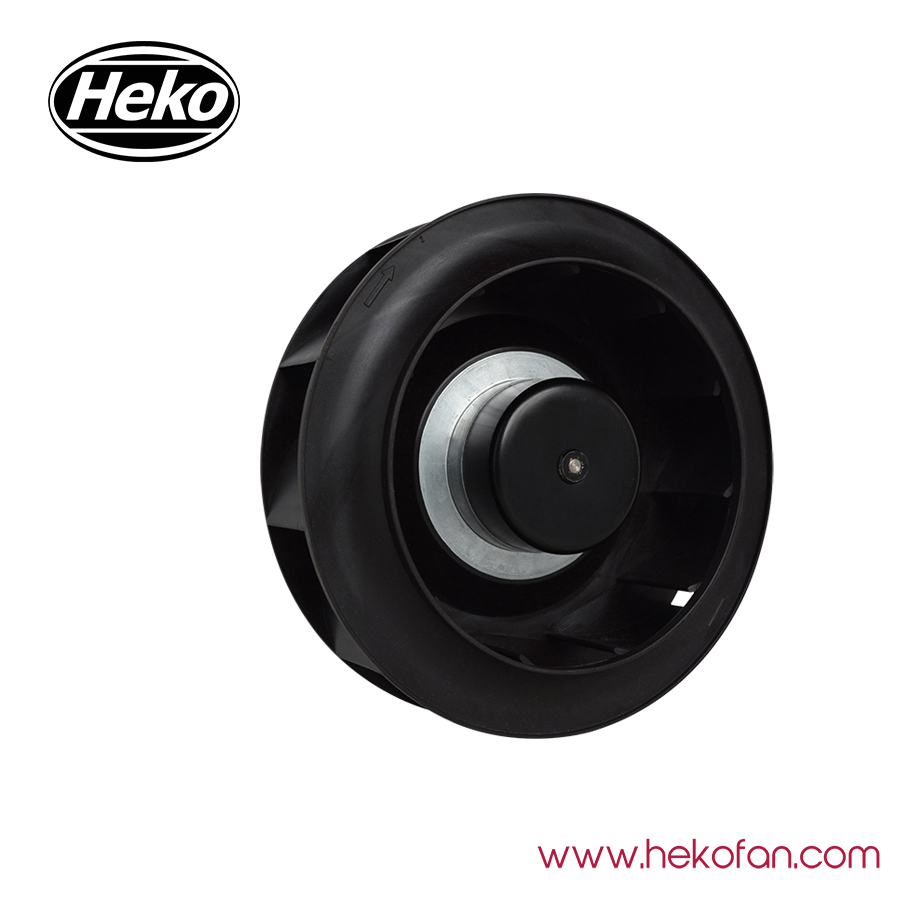 HEKO 220mm 미니 고압 백워드 곡선 원심 배기 팬