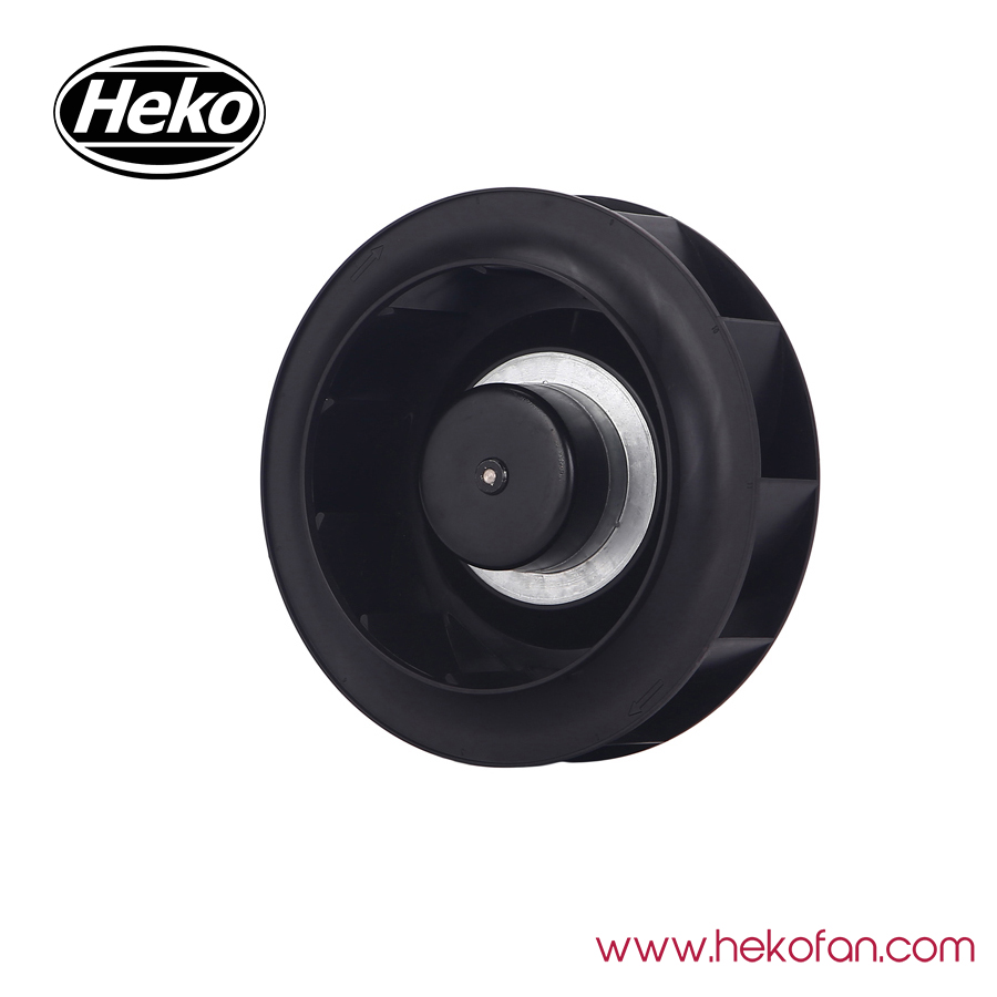 HEKO 220mm 미니 고압 백워드 곡선 원심 배기 팬