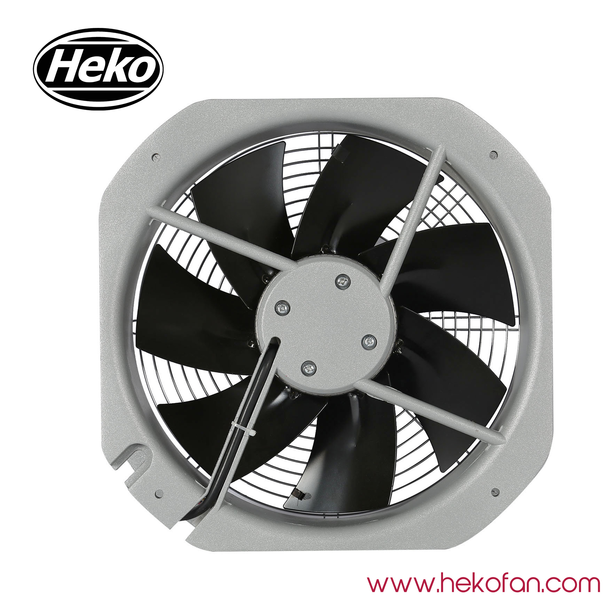 HEKO DC250mm 24V 48V 에어컨 HVAC 축 모터 팬